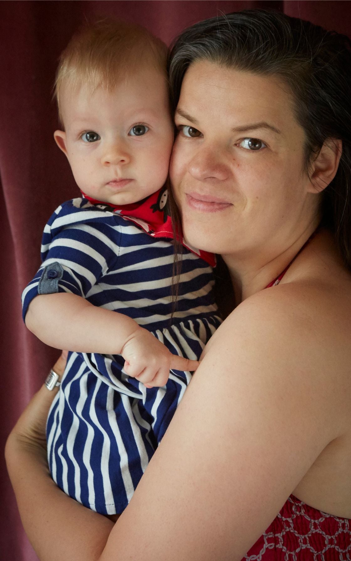 Henrieta with her daughter